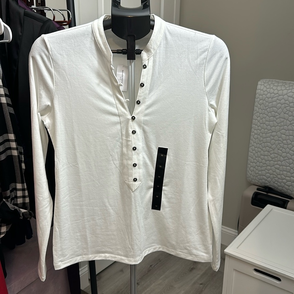 Banana Republic White sweater.